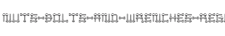 font Nuts-Bolts-And-Wrenches-Regular download
