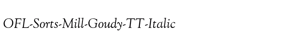 font OFL-Sorts-Mill-Goudy-TT-Italic download