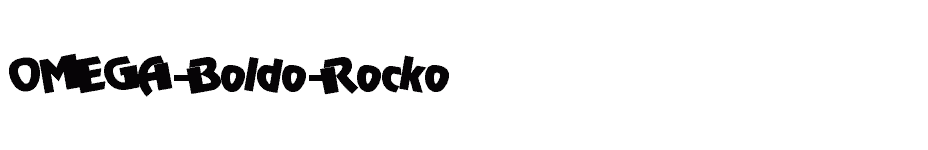 font OMEGA-Boldo-Rocko download