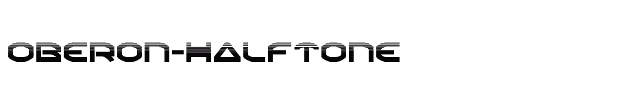 font Oberon-Halftone download