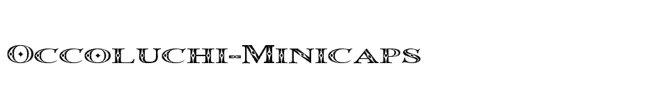 font Occoluchi-Minicaps download