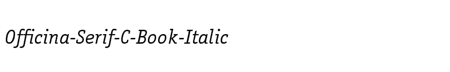 font Officina-Serif-C-Book-Italic download