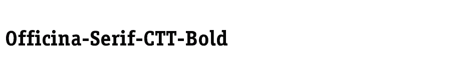 font Officina-Serif-CTT-Bold download