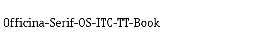 font Officina-Serif-OS-ITC-TT-Book download