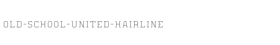 font Old-School-United-Hairline download