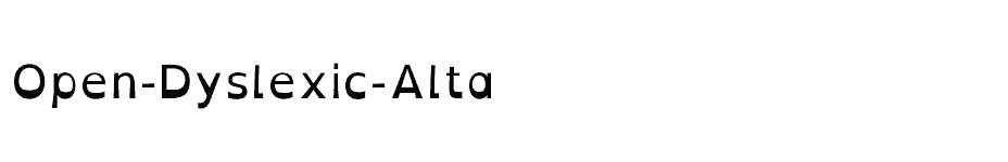 font Open-Dyslexic-Alta download