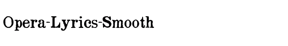 font Opera-Lyrics-Smooth download