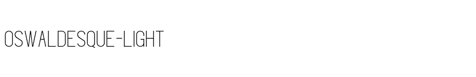 font Oswaldesque-Light download