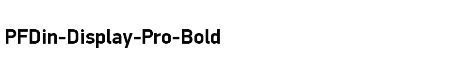 font PFDin-Display-Pro-Bold download