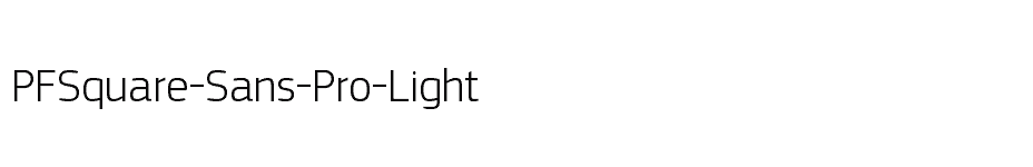 font PFSquare-Sans-Pro-Light download