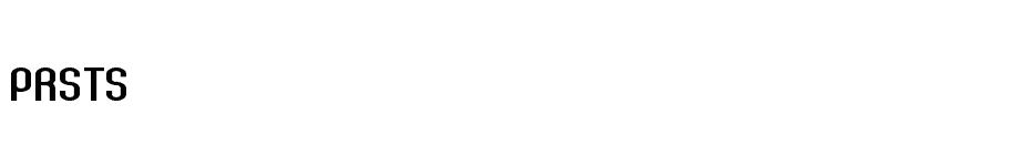 font PRSTS download