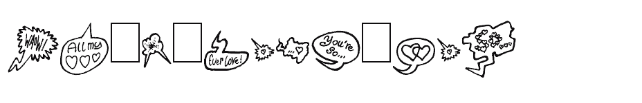 font PS-I-love-you download