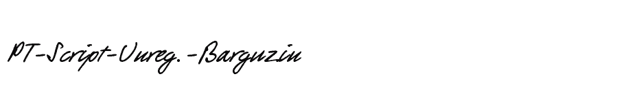 font PT-Script-(Unreg.)-Barguzin download