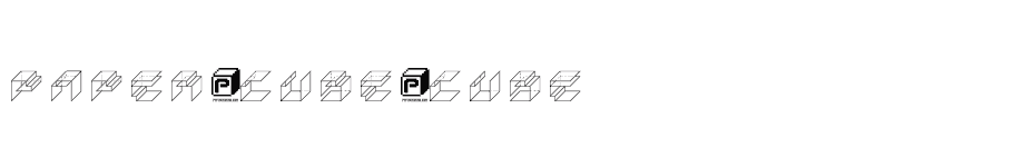 font Paper-Cube-Cube download