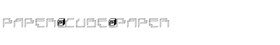 font Paper-Cube-Paper download