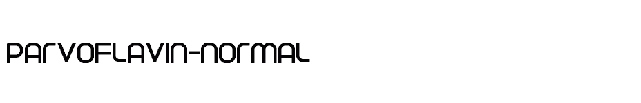 font Parvoflavin-Normal download