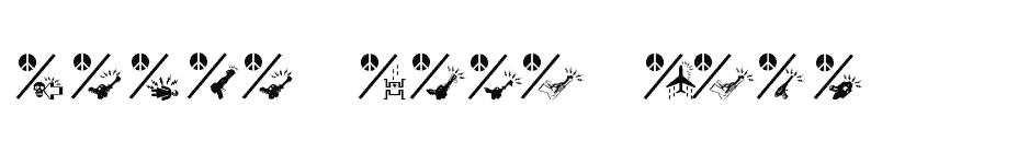 font Peace-Thru-Guns download