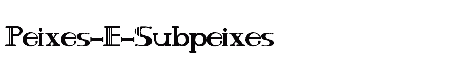 font Peixes-E-Subpeixes download