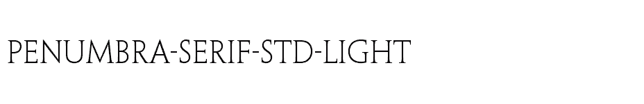 font Penumbra-Serif-Std-Light download