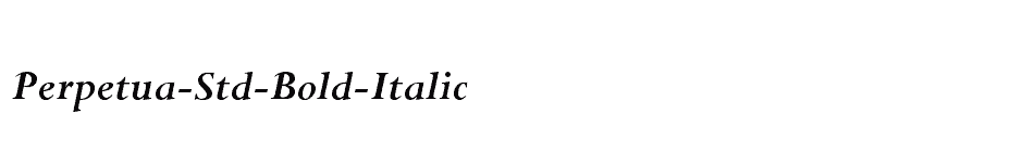 font Perpetua-Std-Bold-Italic download
