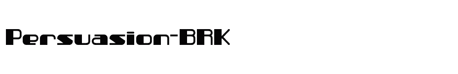 font Persuasion-BRK download