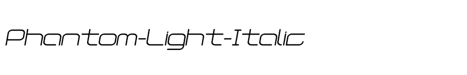 font Phantom-Light-Italic download