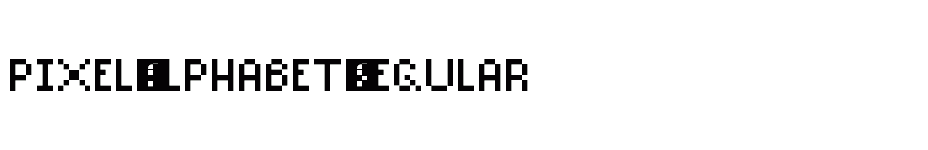 font Pixel-Alphabet-Regular download