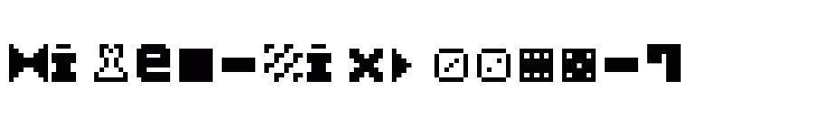 font Pixel-Dingbats-7 download