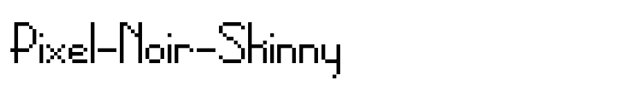 font Pixel-Noir-Skinny download