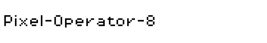 font Pixel-Operator-8 download
