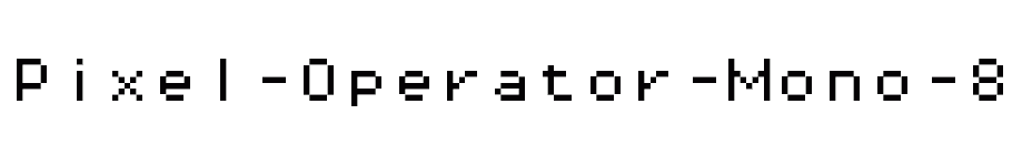 font Pixel-Operator-Mono-8 download