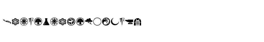 font Planewalker-Dings download