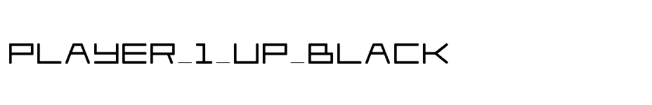 font Player-1-Up-Black download