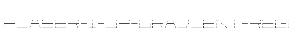 font Player-1-Up-Gradient-Regular download