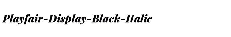 font Playfair-Display-Black-Italic download