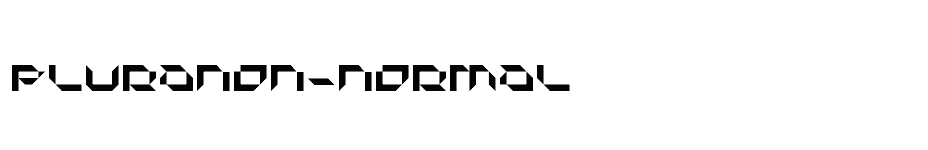 font Pluranon-Normal download