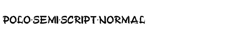 font Polo-Semi-Script-Normal download