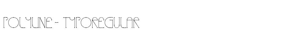 font Polyline-TypoRegular download