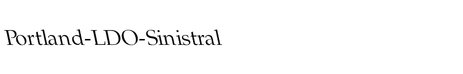 font Portland-LDO-Sinistral download