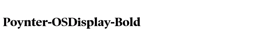 font Poynter-OSDisplay-Bold download