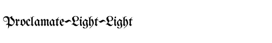 font Proclamate-Light-Light download