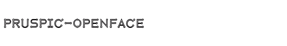 font Pruspic-Openface download