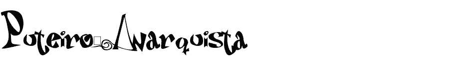 font Puteiro-Anarquista download