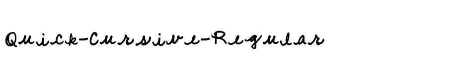 font Quick-Cursive-Regular download