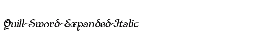 font Quill-Sword-Expanded-Italic download