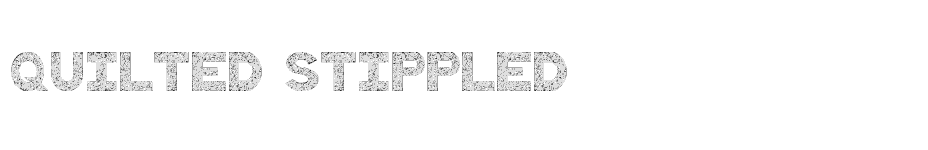 font Quilted-Stippled download