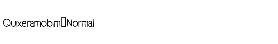 font Quixeramobim-Normal download