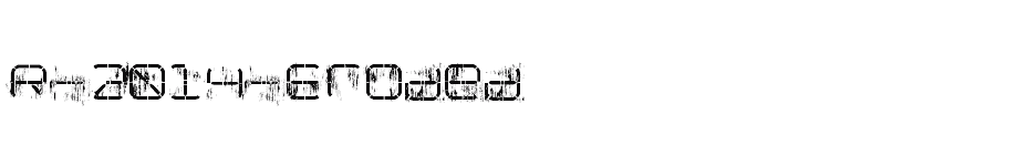 font R-2014-Eroded download