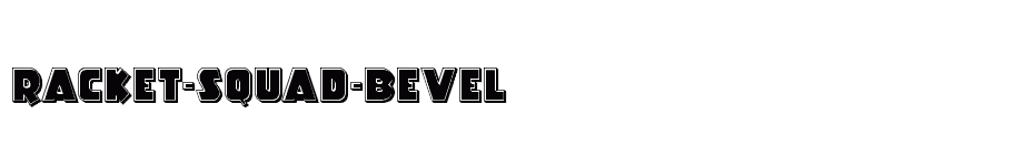 font Racket-Squad-Bevel download