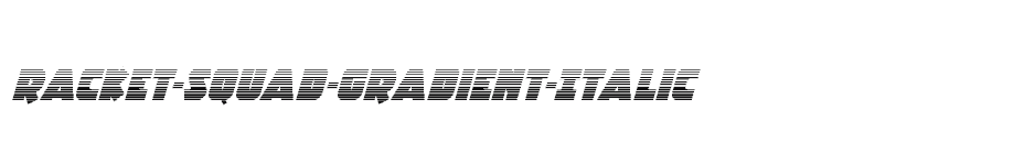 font Racket-Squad-Gradient-Italic download